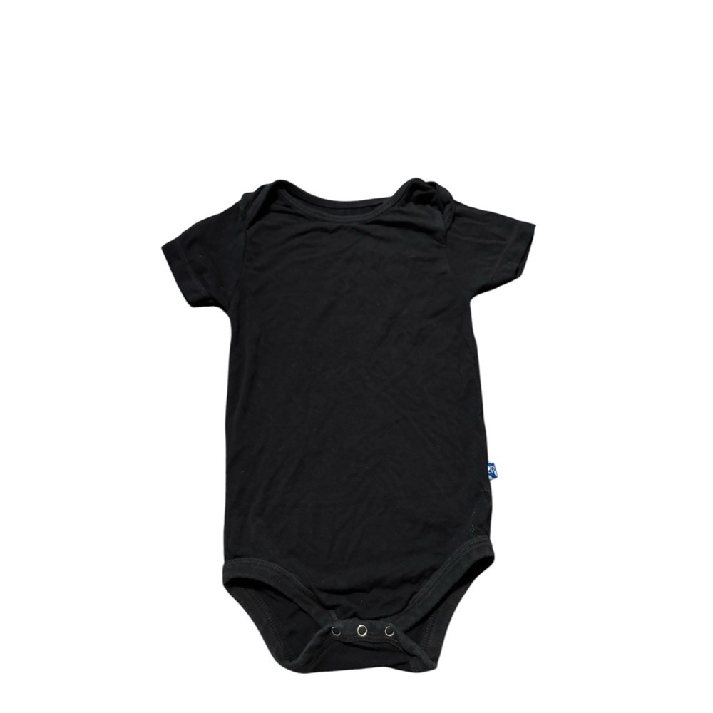 18-24mo Kickee Pant silky bamboo black onesie